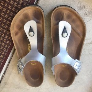 Silver Birkenstock’s